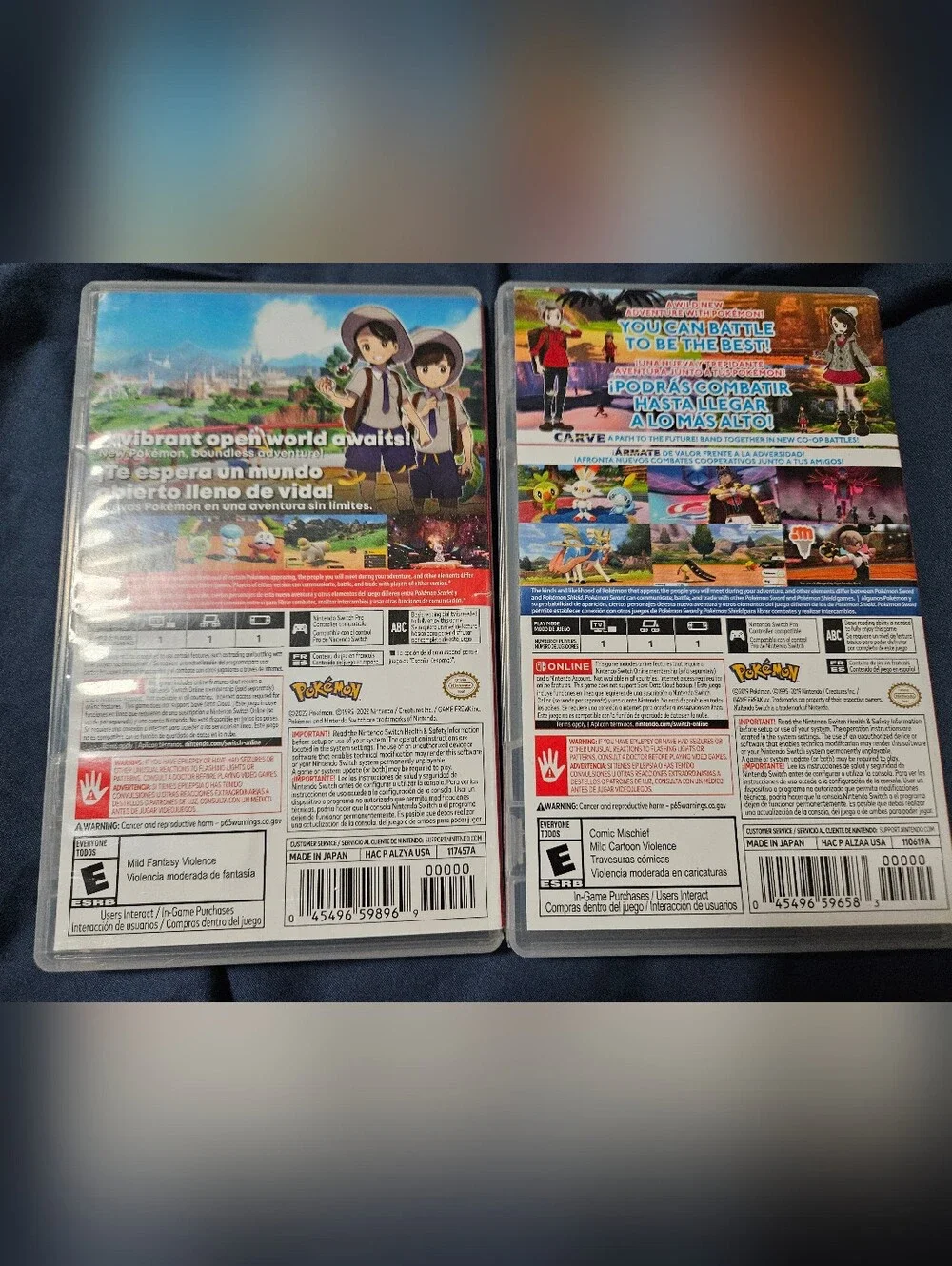 Pokemon Violet and Pokemon Sword Swirch Games - Picture 2 of 7